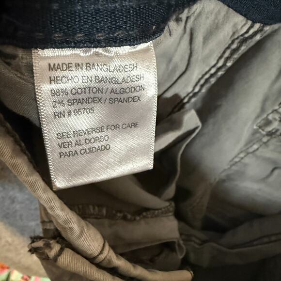 Iron Co‎ Shorts Mens 36 Gray Cargo Pockets Faded Wash Performance Stretch - Picture 8 of 8